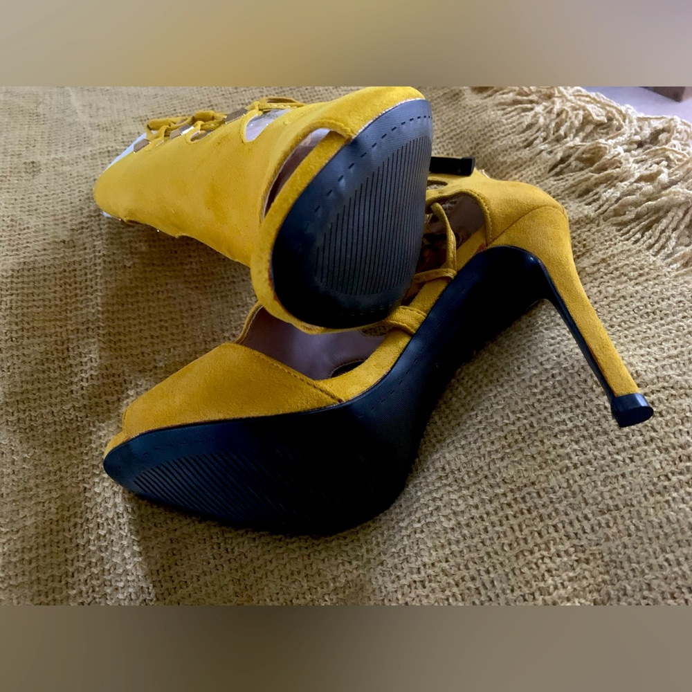 Womens 10.5CM Fish Mouth High Heel Sandals - Picture 8 of 10